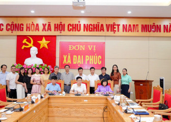 Bệnh viện A ký kết biên bản ghi nhớ hợp tác hỗ trợ chuyên môn với Trạm Y tế xã Đại Phúc