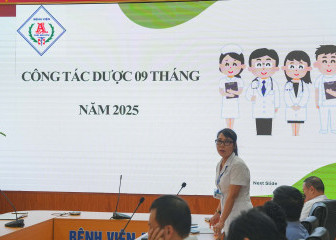 Hội nghị Sơ kết công tác Bệnh viện 9 tháng đầu năm và triển khai nhiệm vụ trọng tâm 3 tháng cuối năm 2025
