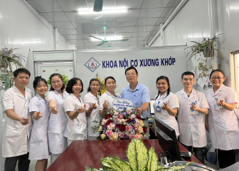 Một số hoạt động khám bệnh và điều trị tại Khoa Nội Cơ - Xương - Khớp của Bệnh viện A Thái Nguyên