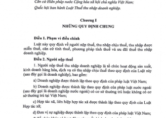 Luật Thuế thu nhập doanh nghiệp (sửa đổi) (Luật số 67/2025/QH15)