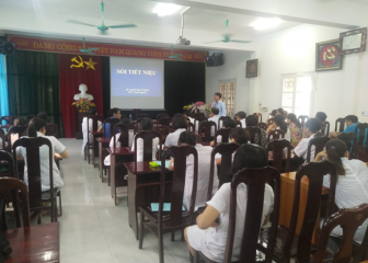 Sinh hoạt khoa học tại TTYT Phú Lương