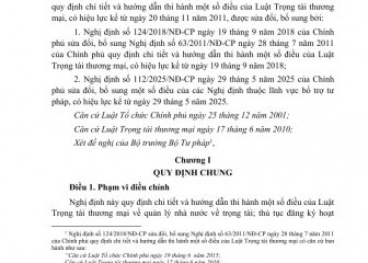 Nghị định quy định chi tiết và hướng dẫn thi hành một số điều của Luật Trọng tài thương mại
