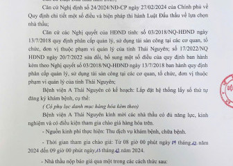 Thông báo mời chào giá: Lắp đặt hệ thống lấy số thứ tự đăng ký khám bệnh