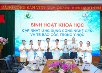 Bệnh viện A tổ chức sinh hoạt khoa học: Cập nhật ứng dụng Công nghệ gen và Tế bào gốc trong y học