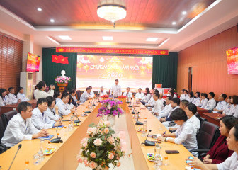 Bệnh viện A gặp mặt đầu xuân và tổ chức "Tết trồng cây đời đời nhớ ơn Bác Hồ" nhân dịp xuân Bính Ngọ năm 2026