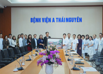 Bệnh viện A đón đoàn công tác Bệnh viện Đa khoa Bắc Kạn học tập kinh nghiệm