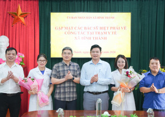 Bệnh viện A bàn giao bác sĩ biệt phái về trạm y tế xã