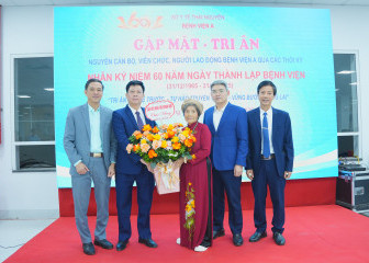 Bệnh viện A gặp mặt cán bộ hưu trí nhân dịp kỷ niệm 60 năm thành lập Bệnh viện (31/12/1965 – 31/12/2025)