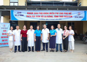 Bệnh viện A khám sản phụ khoa miễn phí cho 200 phụ nữ tại xã La Bằng