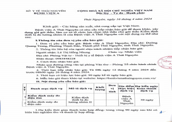 Kế hoạch lựa chọn nhà thầu cho gói thầu Kiểm định thiết bị đo lường nhóm II của Bệnh viện A