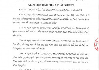 Quyết định Về việc phê duyệt kết quả lựa chọn nhà thầu gói thầu: Sao lưu dữ liệu dự phòng phần mềm quản lý bệnh viện sang máy chủ ngoài bệnh viện