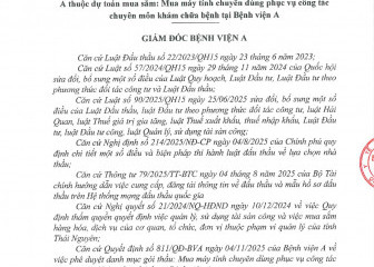 Quyết định về việc phê duyệt kết quả lựa chọn nhà thầu gói thầu: Mua máy tính chuyên dùng phục vụ công tác chuyên môn khám chữa bệnh  tại Bệnh viện A