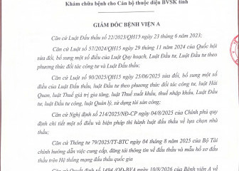 Quyết định về việc phê duyệt kết quả lựa chọn nhà thầu gói thầu: In thẻ Khám chữa bệnh cho Cán bộ thuộc diện BVSK tính.