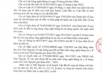 Thông báo mời chào hàng gói thầu: Lắp đặt bổ sung hệ thống Wifi phục vụ công tác khám chữa bệnh