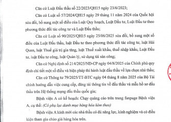 Thông báo mời chào giá gói thầu: Chạy quảng cáo trên trang fanpage Bệnh viện A