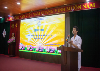 Hội thi Điều dưỡng, Hộ sinh, Kỹ thuật y giỏi Bệnh viện A Thái Nguyên năm 2023