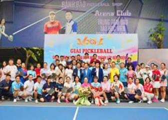 Giải Pickleball chào mừng kỷ niệm 60 năm thành lập Bệnh viện A thành công tốt đẹp