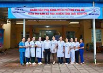 Bệnh viện A khám sản, phụ khoa miễn phí cho phụ nữ xã Phú Xuyên