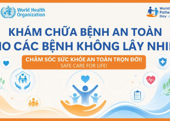 Hưởng ứng Ngày An toàn Người bệnh thế giới 17/9