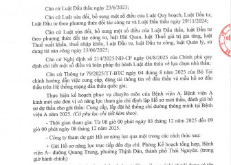 Thông báo mời chào hàng gói thầu: Cung cấp, lắp đặt hệ thống chỉ đường thông minh tại Bệnh viện A năm 2025