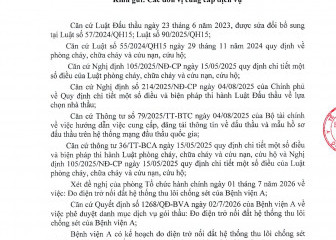 Thông báo mời chào hàng gói thầu: Đo điện trở nối đâtr hệ thống thu lôi chống sét của Bệnh viện A