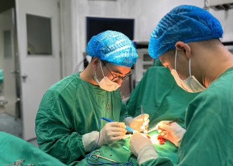 Bệnh viện A cấp cứu bé trai 6 tuổi bị chó nhà cắn tổn thương dương vật