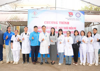 Bệnh viện A khám sức khỏe nhân đạo cho gần 200 người cao tuổi và người có công tại phường Quyết Thắng